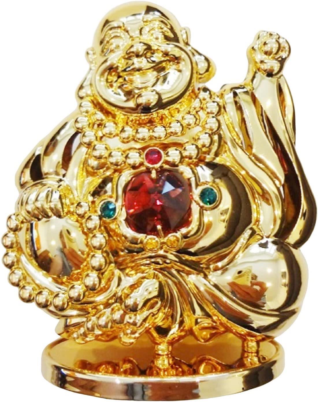 Crystocraft Gold Plated Buddha Crystals Ornament Swarovski