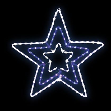 Christmas Workshop 5m LED Blue/White Star Rope Light (Carton of 6)