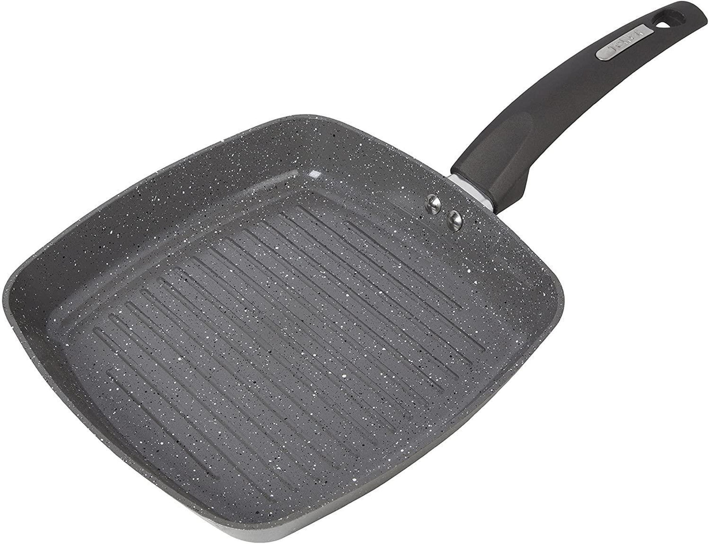 Tower Cerastone Forged Aluminium Grill Pan Non-Stick Ceramic Coating, 25 cm - Graphite