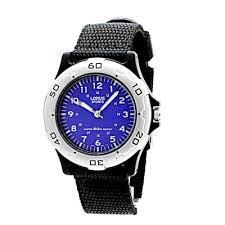 Lorus Men's Fashion Blue Dial Fabric Strap Watch RXN31DX9