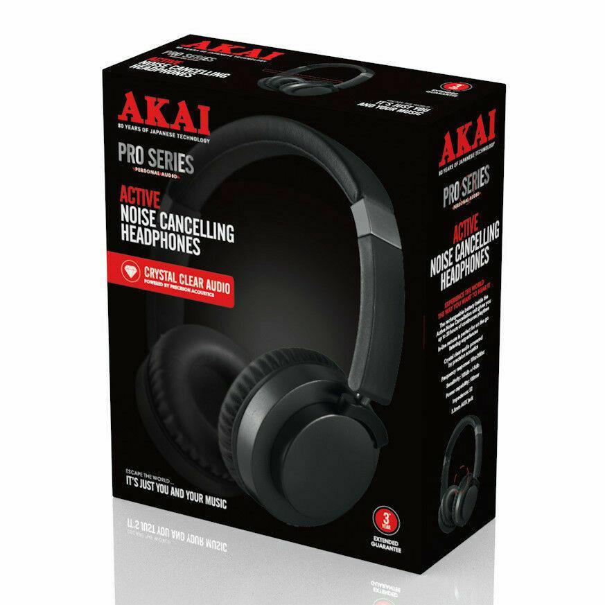 Akai Over-Ear Noise Cancelling Headphones A58050