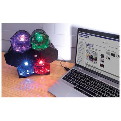 FX Lab 4-Way LED Light Effect with Bluetooth Speaker