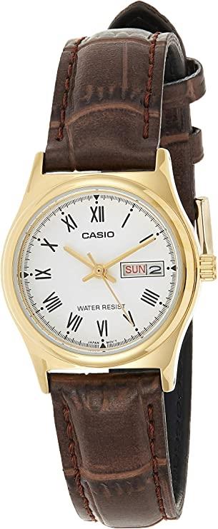 Casio Ladies Analogue Chain Ltp-v006gl-7budf