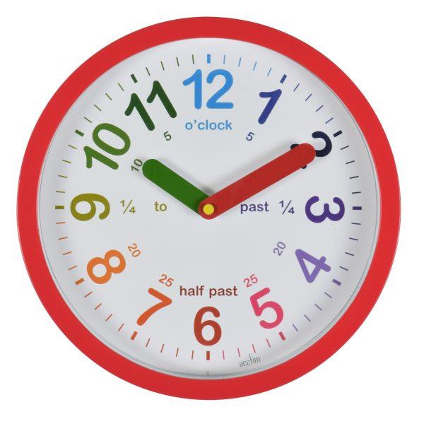 Acctim 2188 LULU Childrens Wall Clock Available Multiple colour