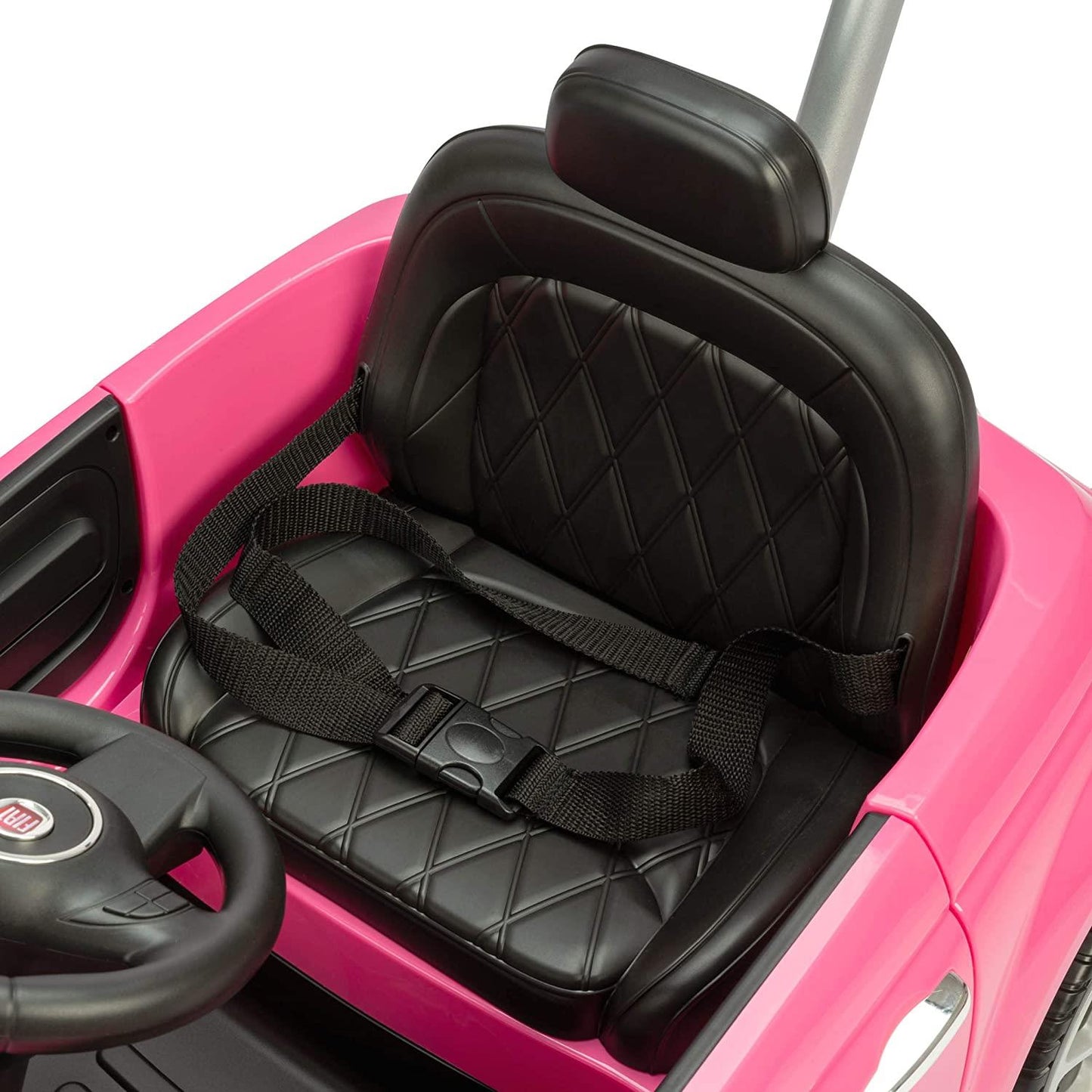 FIAT 500 PUSH/RIDE ON CAR - PINK (Carton of 1)