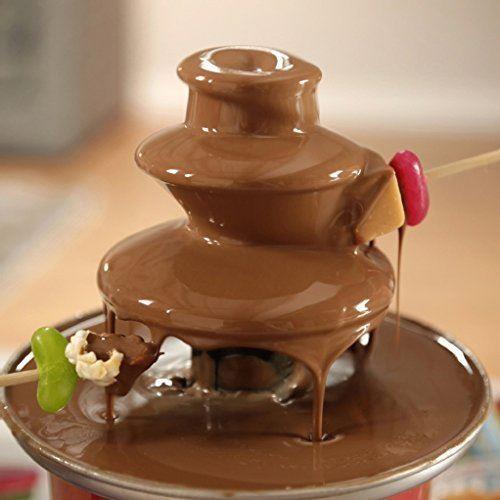 Elgento Funfair 3 tier Mini Chocolate fountain Red for Parties E26005R