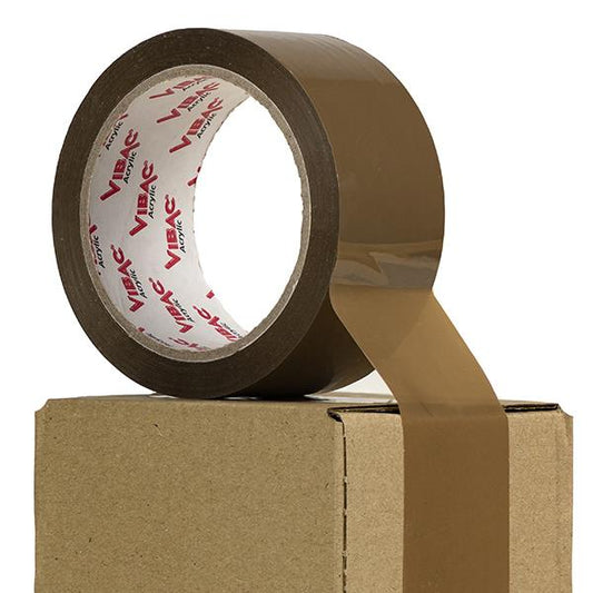 Vibac low noise brown tape 48mm x 66m packaging tape (core size 75mm)