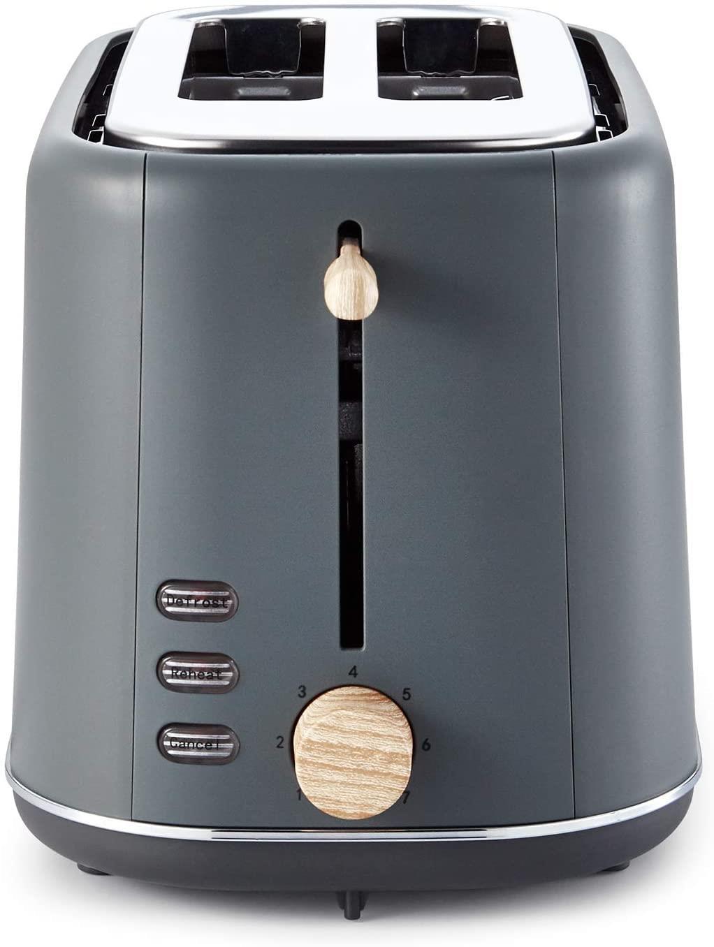 Tower Scandi 2-Slice Toaster- Grey T20027G