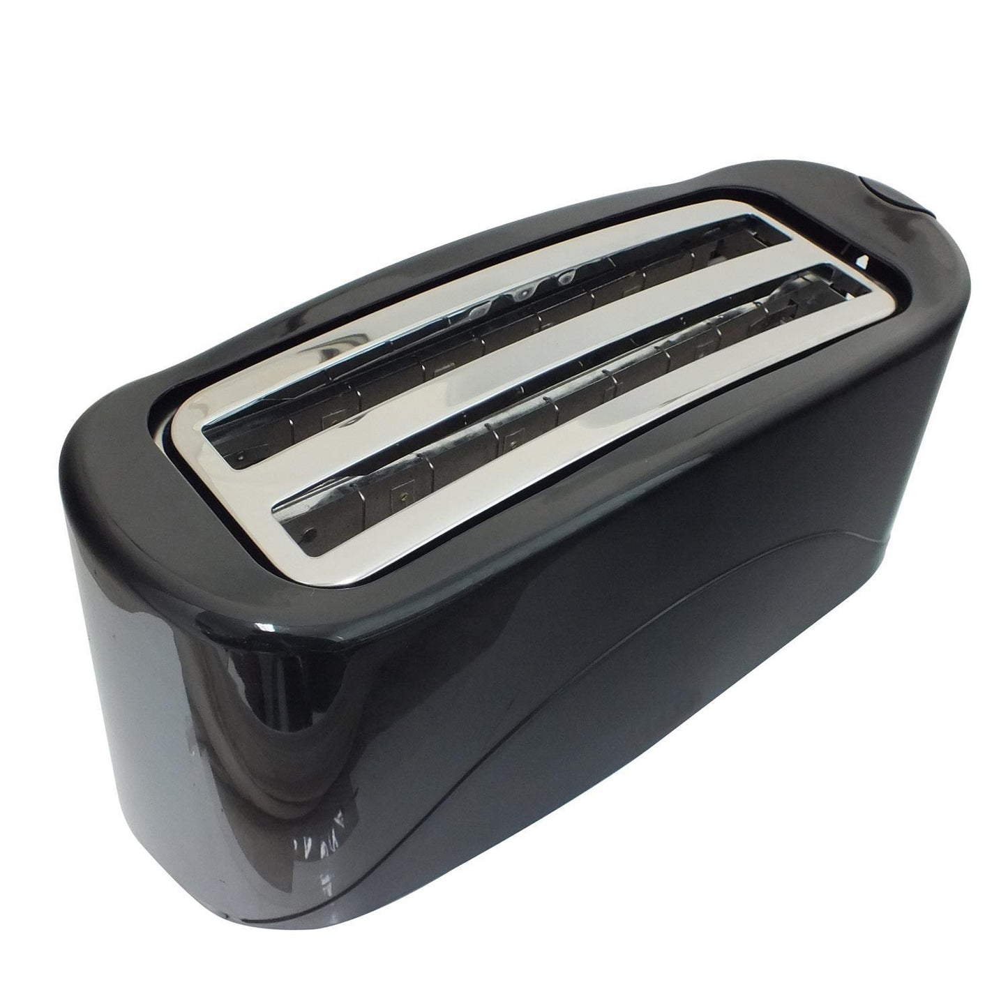 KitchenPerfected 4 Slice Long Slot Toaster - Black