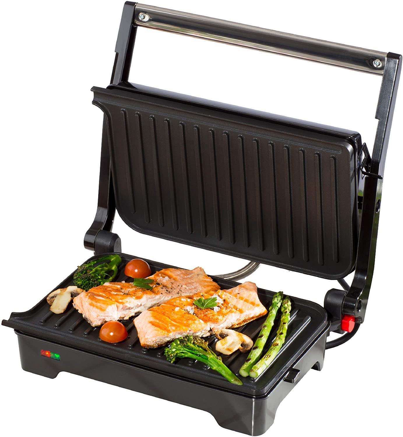 Daewoo 180 1200W Health Grill – Stainless Steel & Black SDA1572