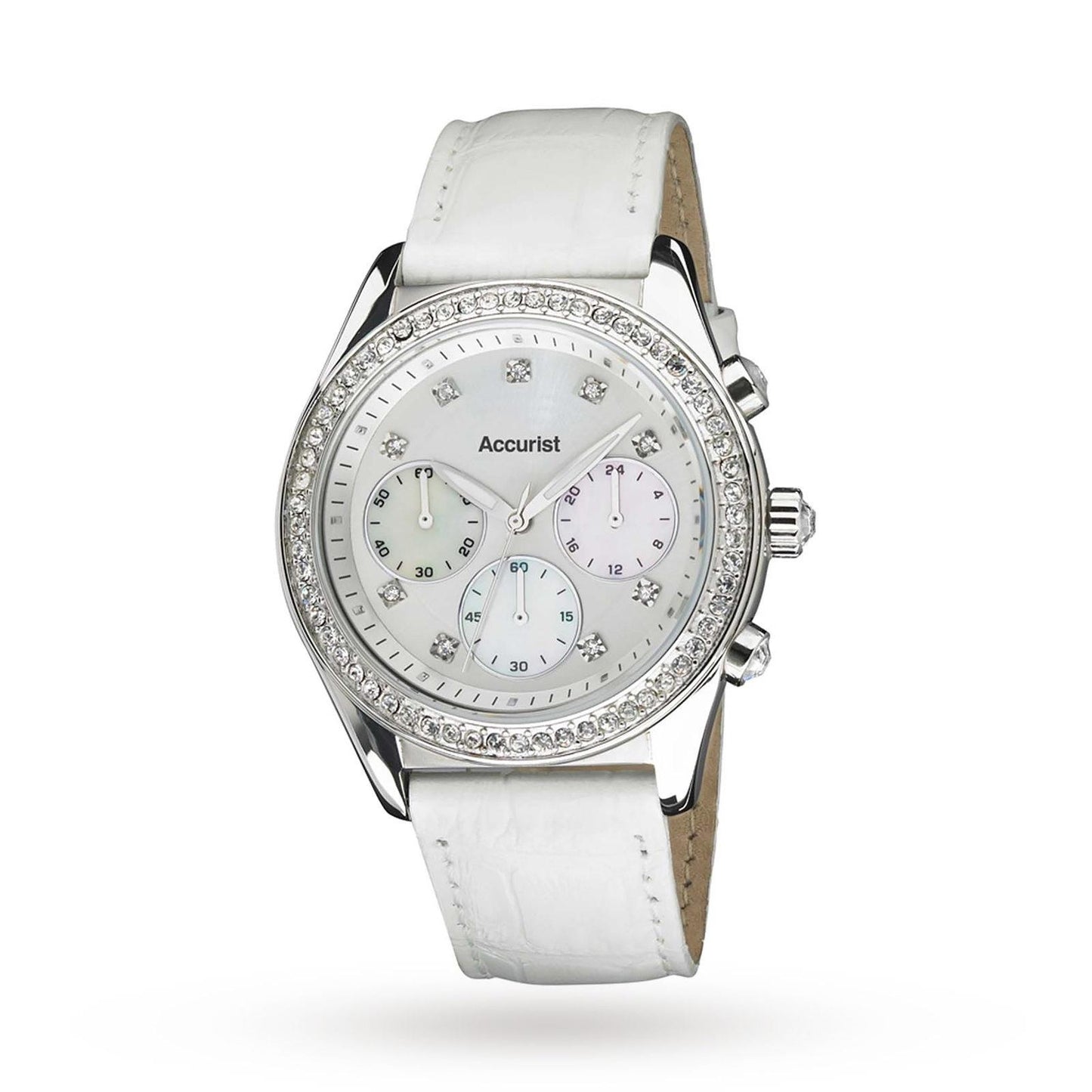 LADIES ACCURIST CHRONOGRAPH WATCH LS410W