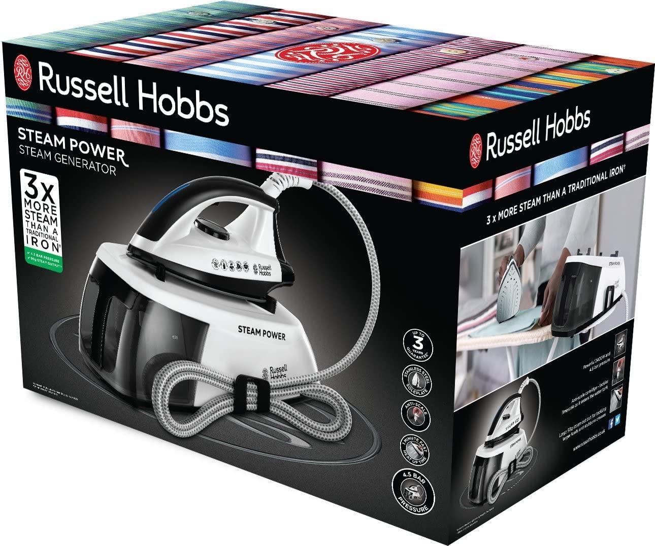 Russell Hobbs Series 1 Steam Generator Iron 2400W Black/White