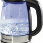 Daewoo 1.7L 2200w Glass Kettle with LED- SDA1669