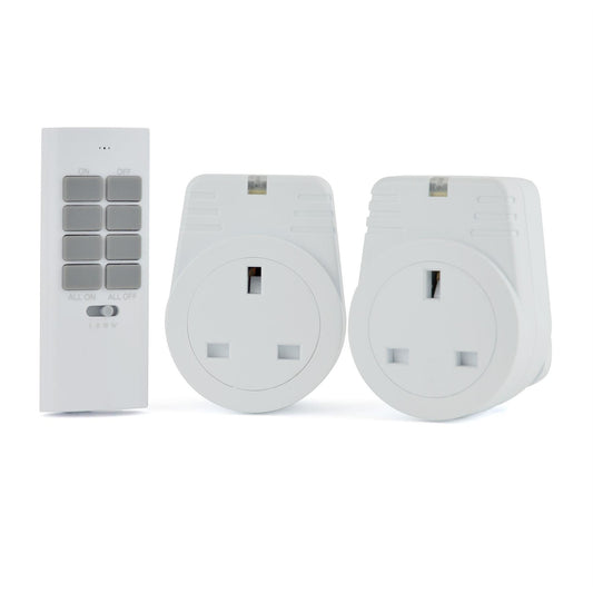 2 Remote Controlled Mains Socket