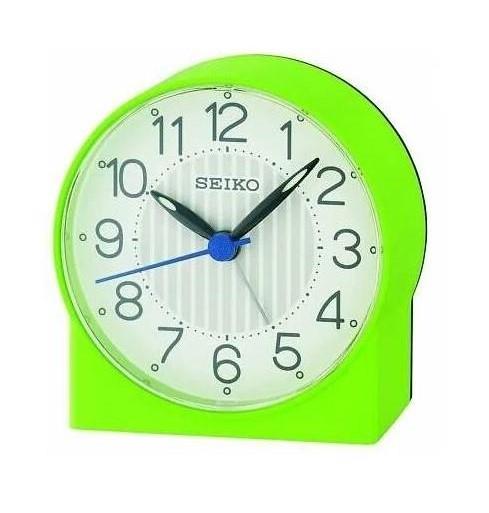 Seiko Brown Desk Alarm Clock QHE136B