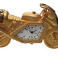 Miniature Clock Gold Bike Solid Brass IMP1046G - CLEARANCE NEEDS RE-BATTERY