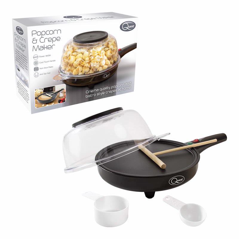 Quest 2-in-1 Popcorn & French Crêpe Pancake Maker - 34400