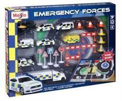 Maisto Fresh Metal Emergency Force Playset INC Playmat - 12151