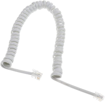 AV:Link Replacement Coiled Telephone Handset Curly RJ11 - RJ11 Plug Lead 113.520UK