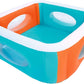 Inflatable Kids Paddling Pool 66" X 66" X 22" Window Pool Outdoor Fun Game
