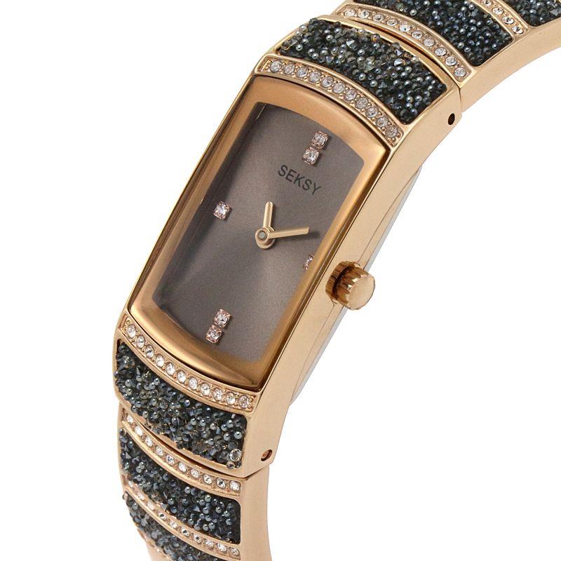 Rose gold seksy hot sale rocks watch