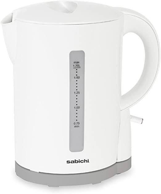 Sabichi White Gloss 2 Slice Toaster And 1.7L Kettle Combo