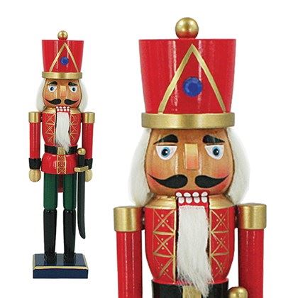 Christmas Workshop 35.5cm Wooden Nutcracker (Carton of 12)