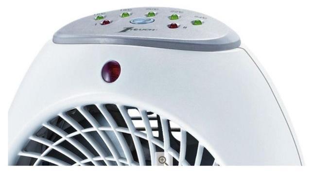 Bionaire 2.0KW Fan Room Heater with 1-Touch ECC & Oscillation