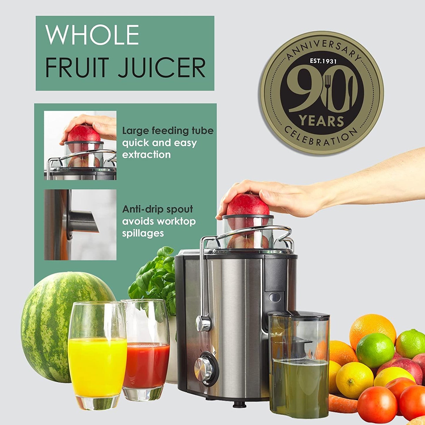Progress Whole Fruit Centrifugal Juicer- EK4574P