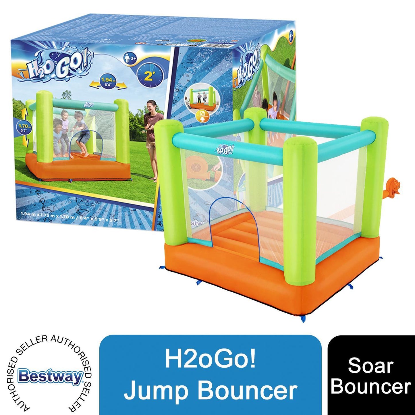 BESTWAY JUMP AND SOAR BOUNCER (Carton of 1)
