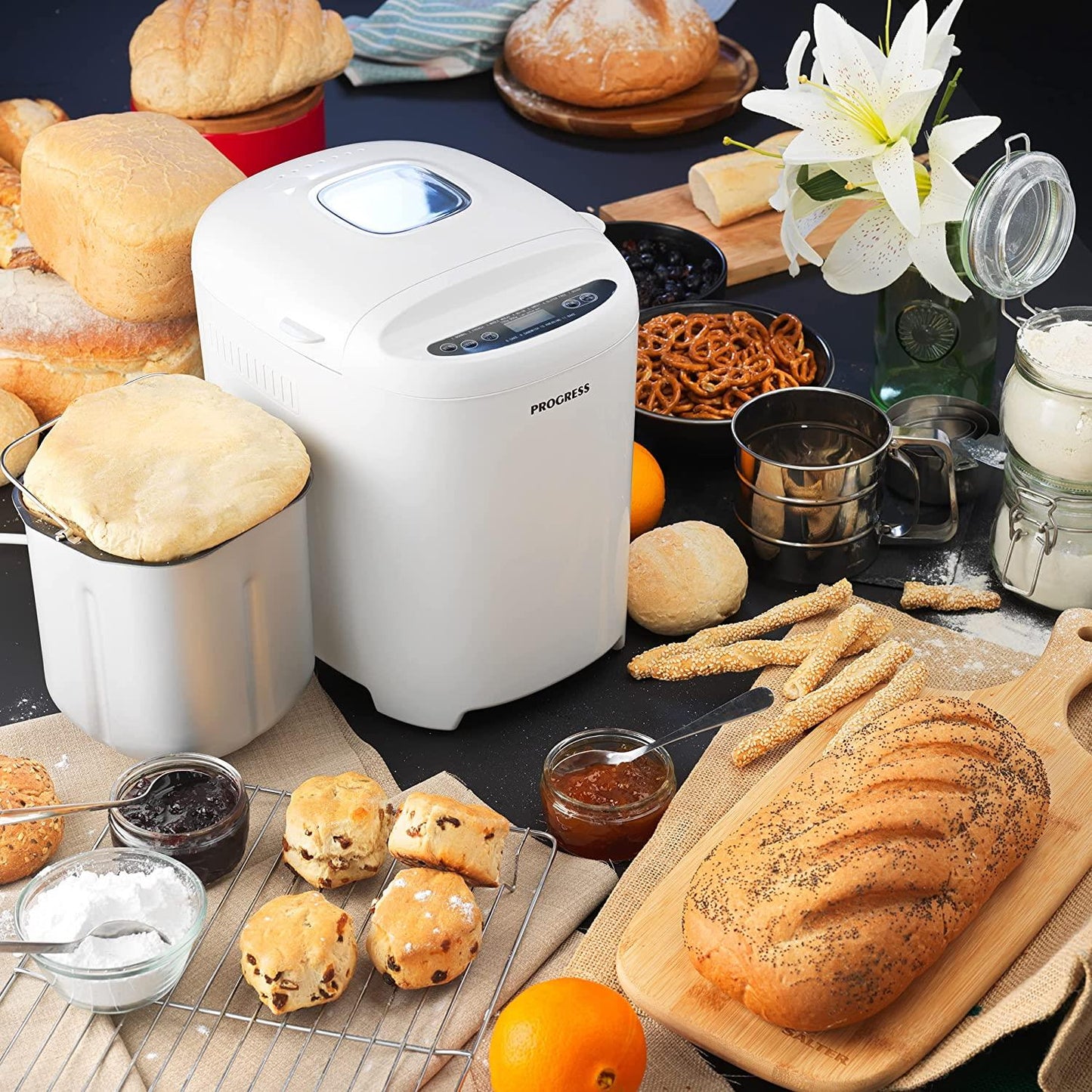 Progress Digital Compact Bread Maker- EK4219P