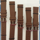 Brown Leather Watch Straps Pk5 size 1015BR Available Multiple Size