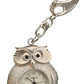 Imperial Key Chain Clock Owl Silver IMP744