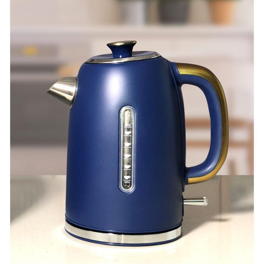 Daewoo Astoria Stainless Steel 1.7L Kettle (Navy Blue)- SDA1815