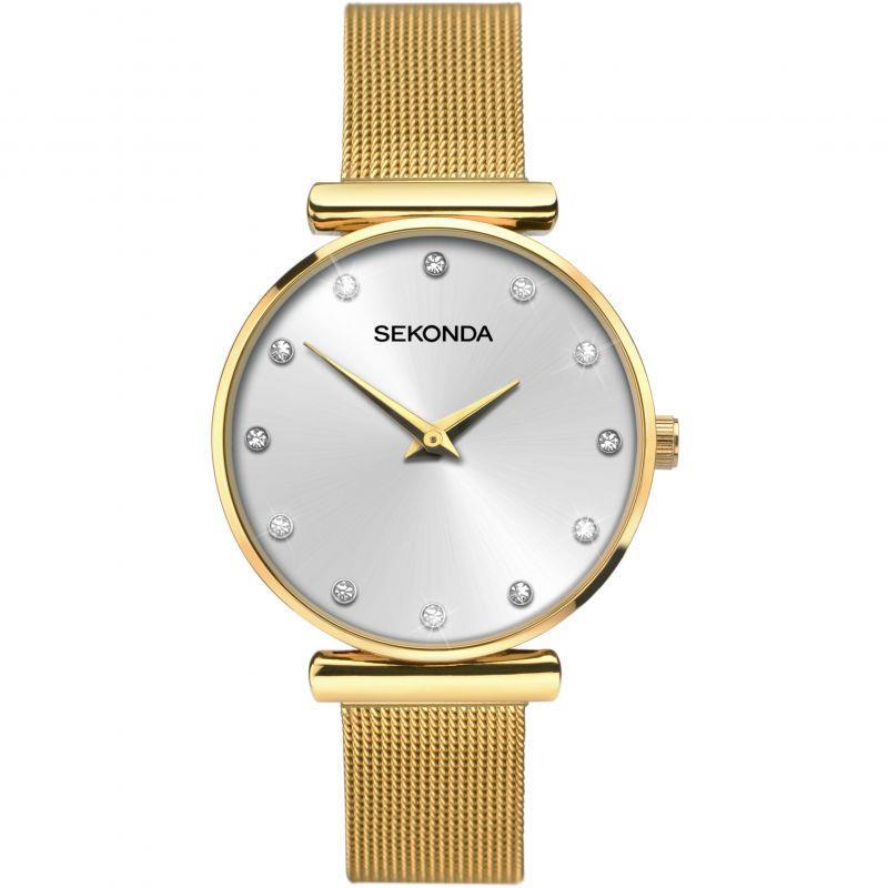 Sekonda Women's Fashion Gold Bracelet Watch 2492