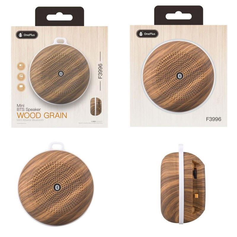 One Stop Mini BT Wood Grain Bluetooth Speaker
