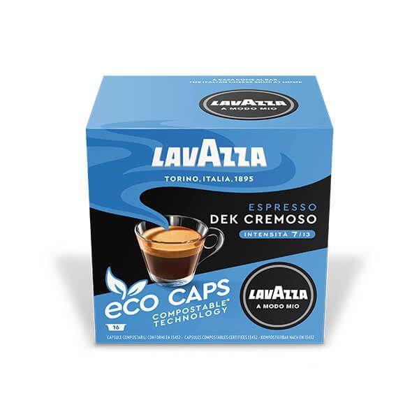 Lavazza Dek Cremoso Eco Cap Compostable Capsule Box of 16