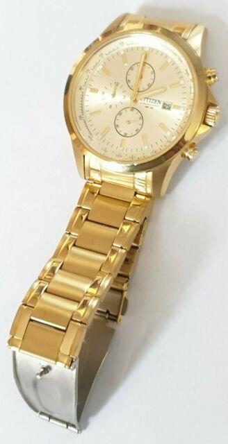 Citizen Chronograph Gold Dial Quartz AN3512-54P Men’s Watch