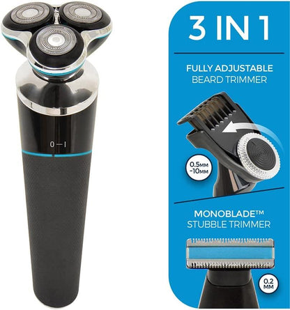 Paul Anthony Lithium Pro 3 USB Wet & Dry Mens Rotary Shaver - H5021