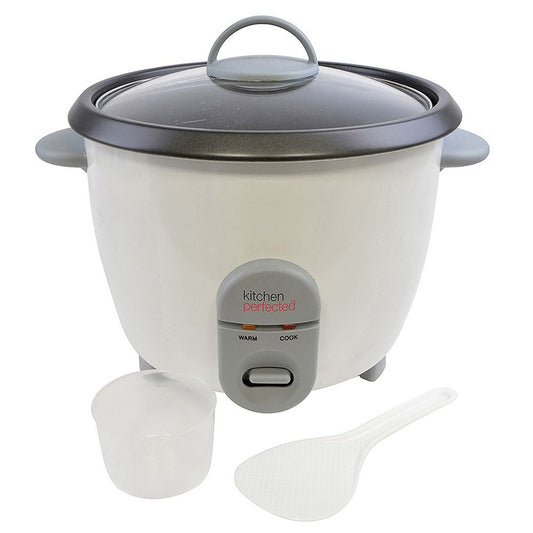 KitchenPerfected 700w 1.8Ltr Automatic Rice Cooker - White (Carton of 6)
