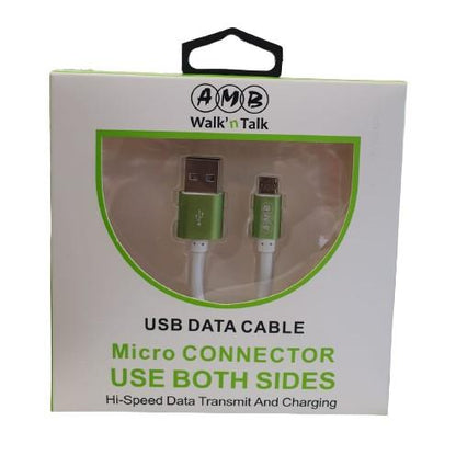 Micro USB dual side data cable