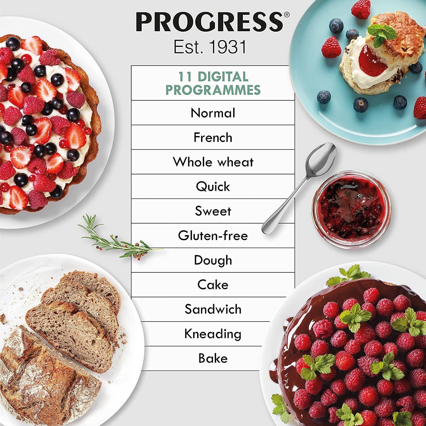 Progress Digital Compact Bread Maker- EK4219P