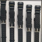 2004 5Pk Black Pu Watch Straps Available Sizes 18mm to 22mm