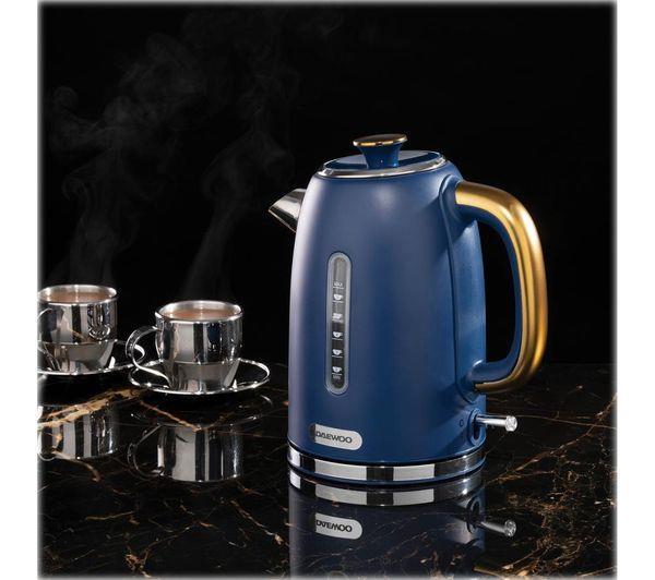 Daewoo Astoria Stainless Steel 1.7L Kettle (Navy Blue)- SDA1815