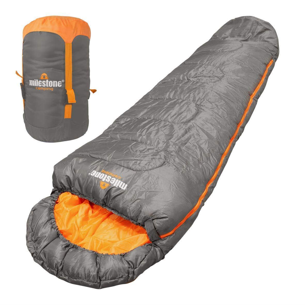 Single Mummy Sleeping Bag - 400gsm- 3 Seasons