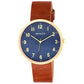 Henley Mens Leather Strap Watch- Multiple Colours H02195