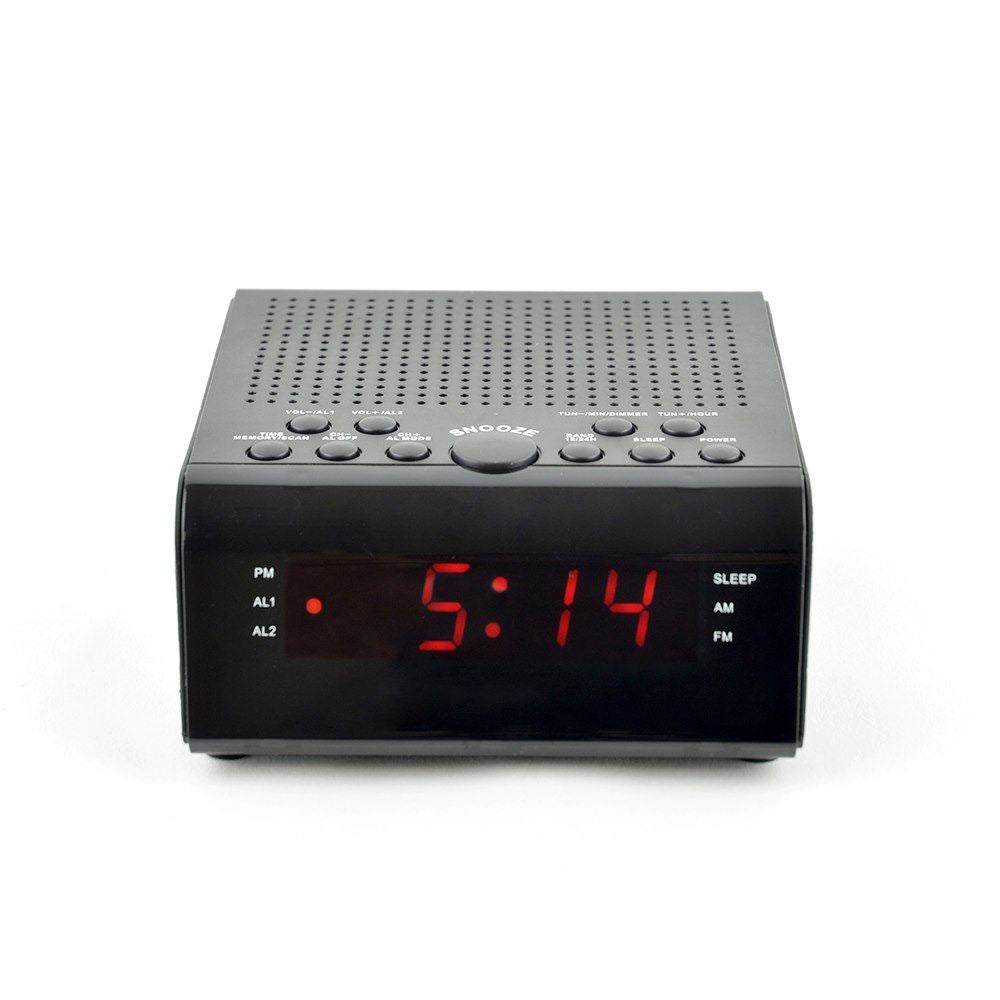 Lloytron ''Sunrise'' PLL Alarm Clock Radio - Black (Carton of 20)