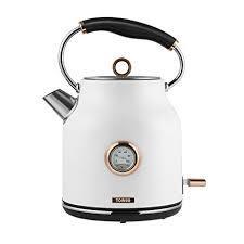 Tower Bottega T10020W Rapid Boil Traditional Kettle with Temperature Dial