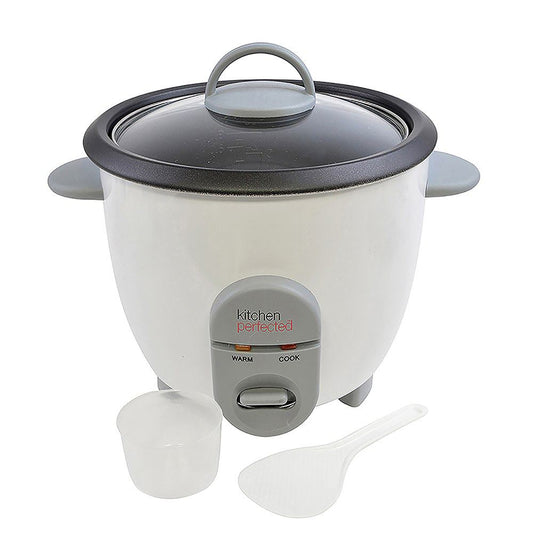 KitchenPerfected 350w 0.8Ltr Automatic Rice Cooker - White (Carton of 8)
