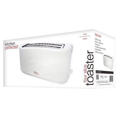 Kitchen Perfected 4 slice toaster White E2112WH